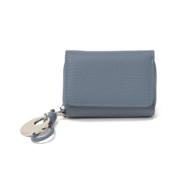 SHIPS any「SHIPS any: レザー コンパクト ミニ ウォレット」|財布|ブルー