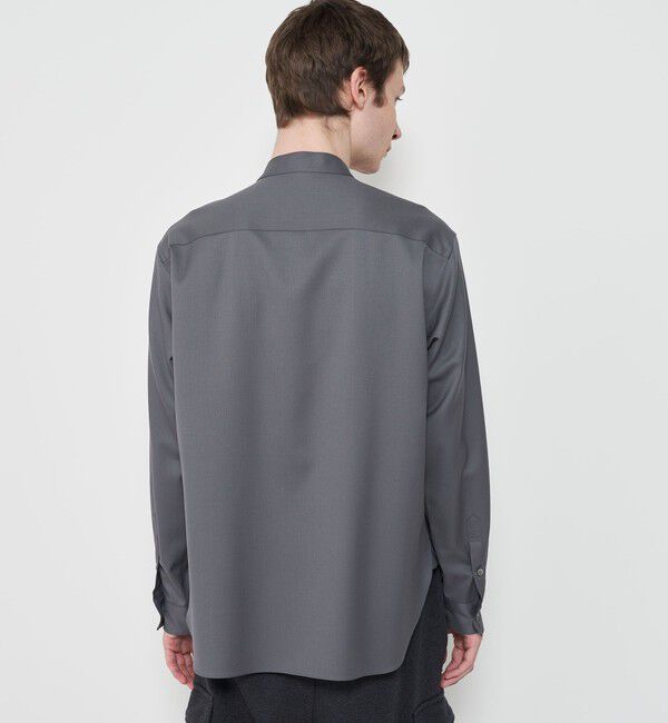 GALERIE VIE「ウォッシャブルギャバジン スタンドカラーシャツ」|シャツ・ブラウス|