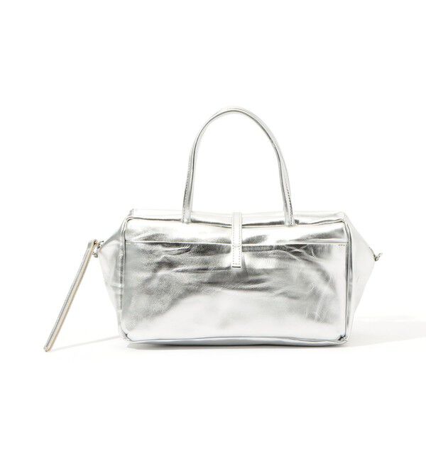 TOMORROWLAND GOODS「les basiques ソフトレザー2-wayトートバッグ」|トートバッグ|81 シルバー