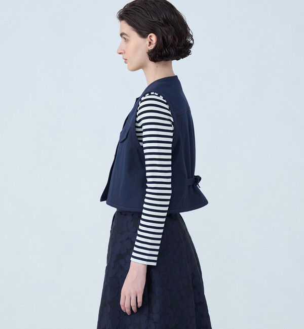 TOMORROWLAND collection「ソワデニム ショートジレ」|ベスト・ジレ|