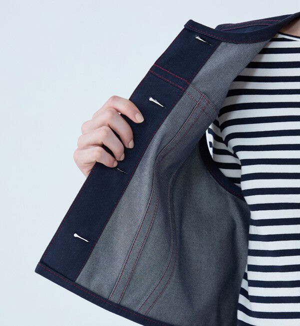TOMORROWLAND collection「ソワデニム ショートジレ」|ベスト・ジレ|