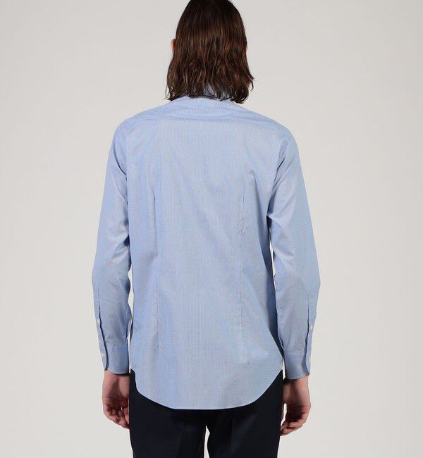 TOMORROWLAND MENS「コットン ワイドスプレッドカラー ギンガムチェック ドレスシャツ」|シャツ・ブラウス|