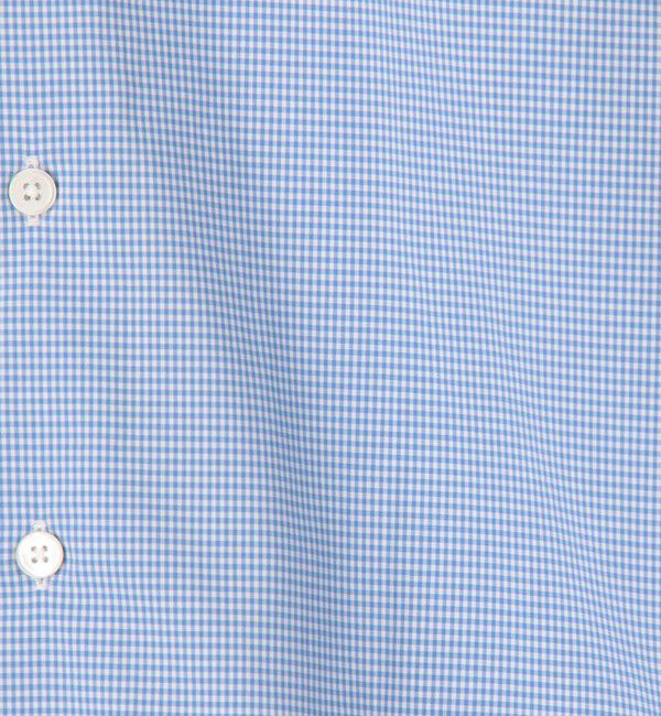 TOMORROWLAND MENS「コットン ワイドスプレッドカラー ギンガムチェック ドレスシャツ」|シャツ・ブラウス|