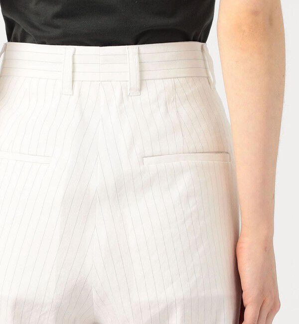 Edition「リネンストレッチ ラップスラックス」|スラックス|