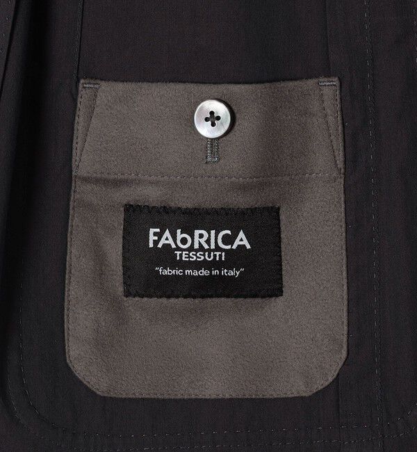 TOMORROWLAND MENS「コットンナイロンシャンブレー シングルブレステッド 2Bジャケット FABRICA」|テーラードジャケット|