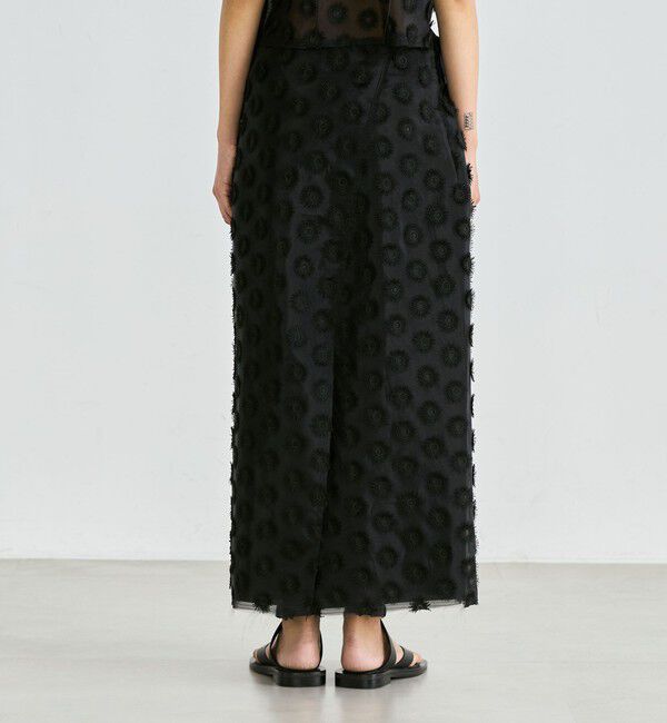 Edition「フラワーエンブロイダリー フレアスカート」|スカート|