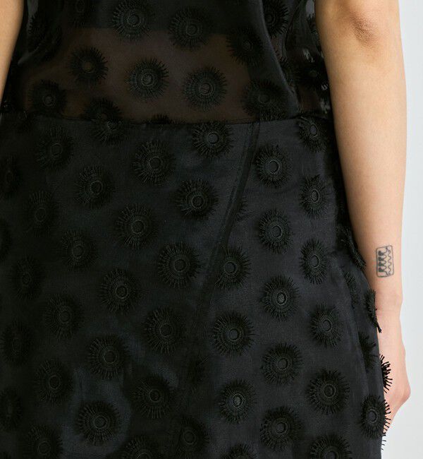 Edition「フラワーエンブロイダリー フレアスカート」|スカート|