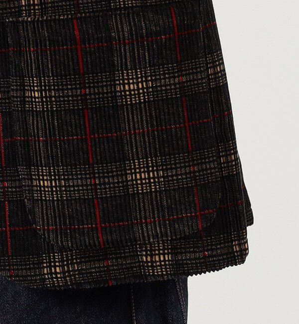 TOMORROWLAND MENS「【別注】Salbatore Piccolo コットンコーデュロイプリント シングルブレステッド 2Bジャケット」|テーラードジャケット|