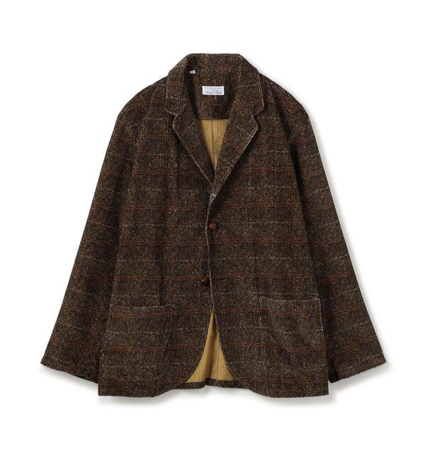 TOMORROWLAND MENS「【別注】Salbatore Piccolo コットンコーデュロイプリント シングルブレステッド 2Bジャケット」|テーラードジャケット|48 ブラウン系