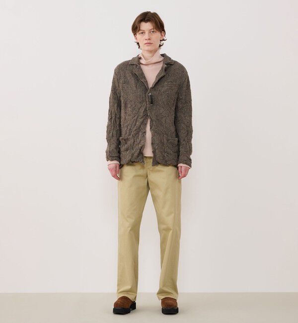 GALERIE VIE「リンクルニット ボタンレスジャケット」|テーラードジャケット|