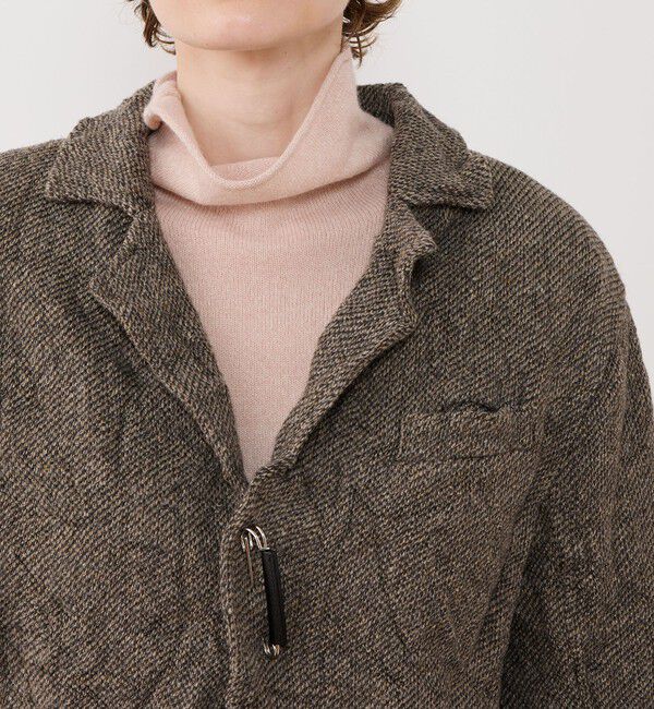 GALERIE VIE「リンクルニット ボタンレスジャケット」|テーラードジャケット|