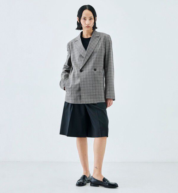 Edition「【WEB先行予約】Super120'sウォッシャブルウール ダブルブレストジャケット」|テーラードジャケット|