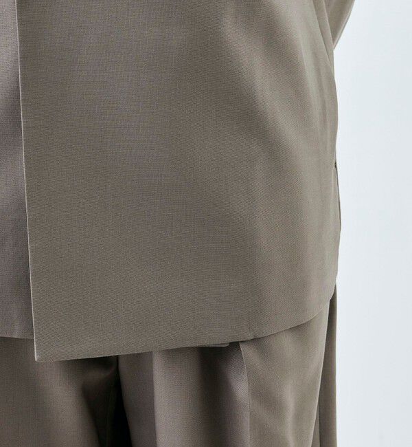 Edition「【WEB先行予約】Super120'sウォッシャブルウール ダブルブレストジャケット」|テーラードジャケット|