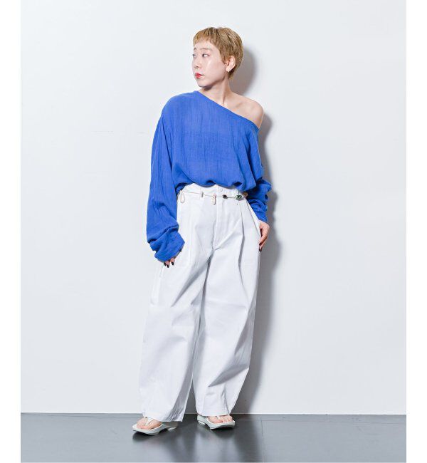  「《追加》ASA/C BIO WASH PULLOVER 3：ブラウス」|シャツ・ブラウス|