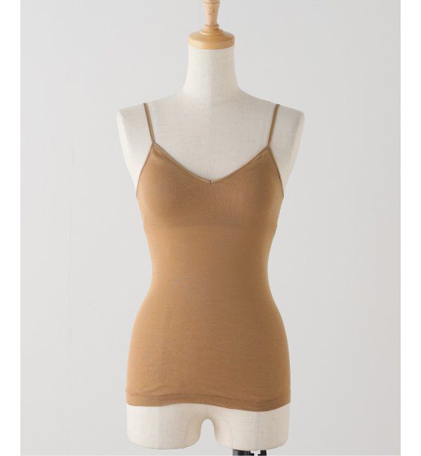 Plage「SOUPLE LUZ ブラパットキャミソール」|インナー|ブラウン