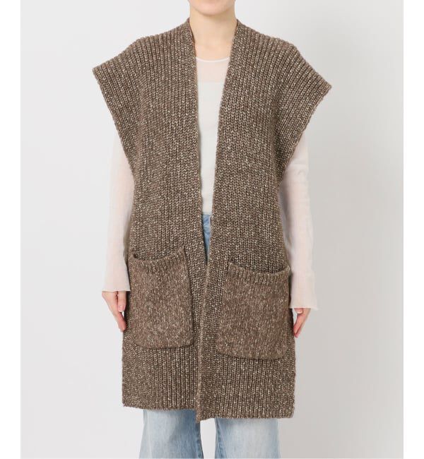 Plage「3G ミックスフードマフラー」|ストール|