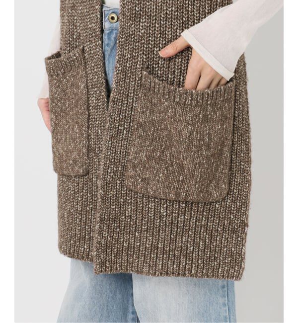 Plage「3G ミックスフードマフラー」|ストール|