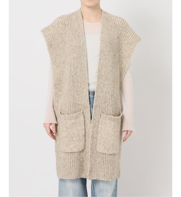 Plage「3G ミックスフードマフラー」|ストール|