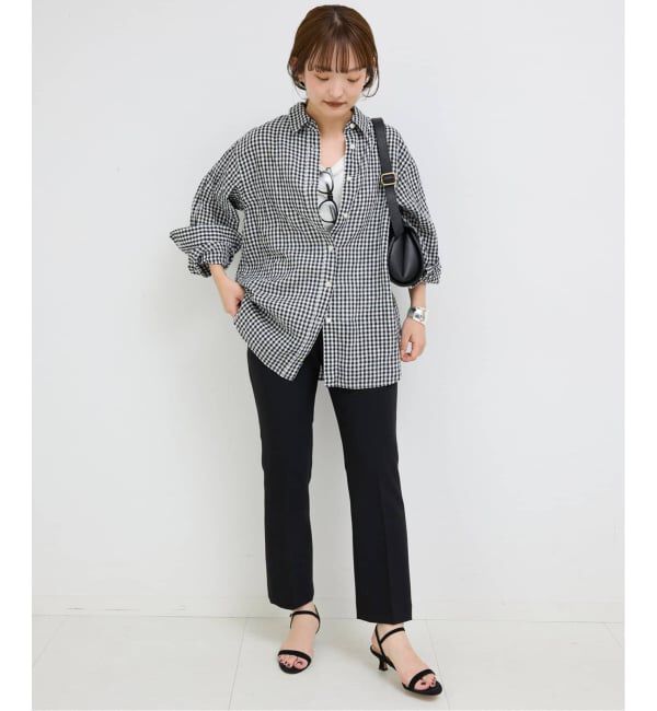 SLOBE IENA「《追加》リネンコットンレギュラーシャツ」|シャツ・ブラウス|