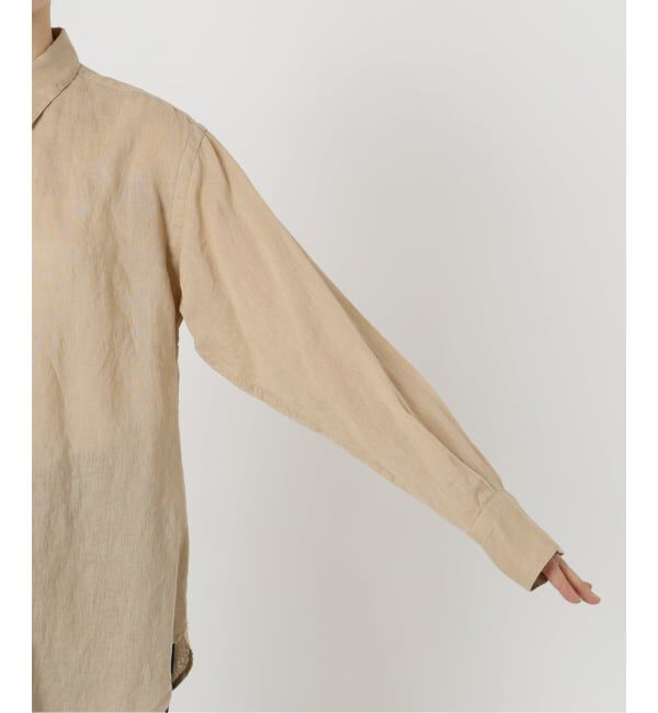 SLOBE IENA「《追加》リネンコットンレギュラーシャツ」|シャツ・ブラウス|