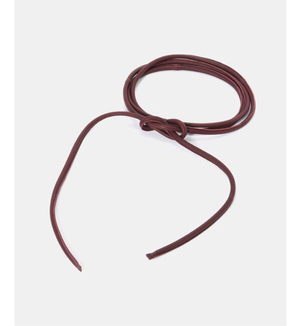 VERMEIL par iena「GIANI BELTS ジャンニ ベルト LambSkin Belts CINTURA FILO」|ベルト|レッド