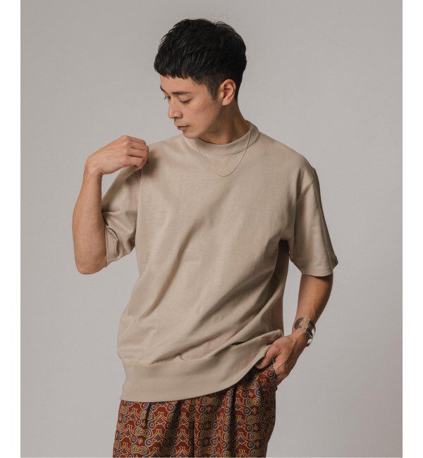 EDIFICE「LOOPWHEELER for LOWERCASE ツリテンジク スウェット型 ワイドTシャツ」|Tシャツ・カットソー|