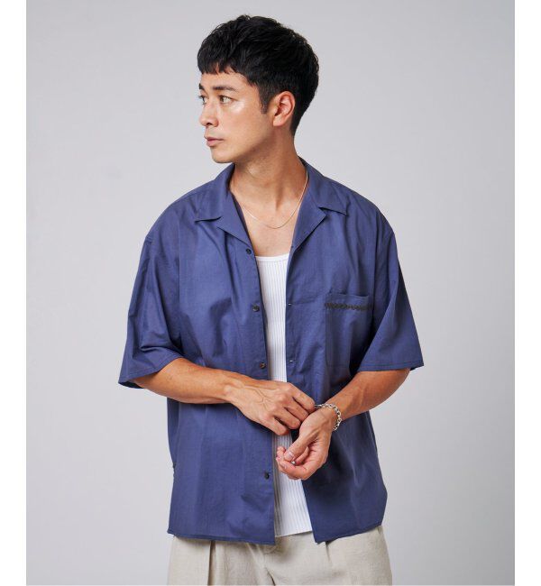 EDIFICE「E.コットン ローン オープン シャツ」|シャツ・ブラウス|