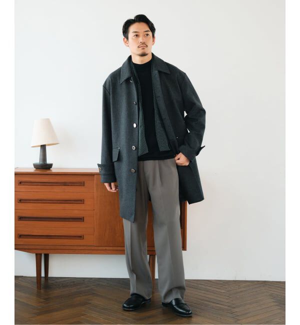 EDIFICE「MACKINTOSH(マッキントッシュ) 別注 HUMBIE/ハンビー SL」|ステンカラーコート|