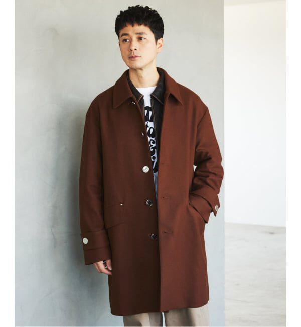 EDIFICE「MACKINTOSH(マッキントッシュ) 別注 HUMBIE/ハンビー SL」|ステンカラーコート|