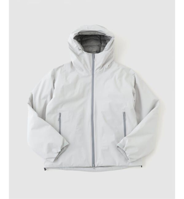 417 EDIFICE「ES.1 3lyr down hoodie / ダウンパーカー」|ダウン|グレー