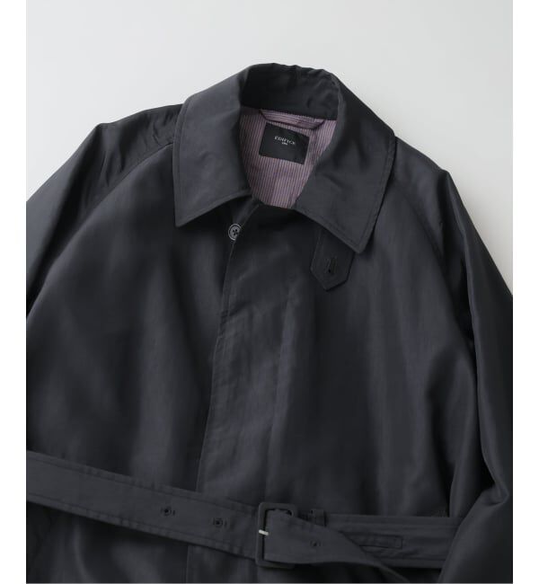 EDIFICE「ライトウェイト タフタ コート」|ステンカラーコート|