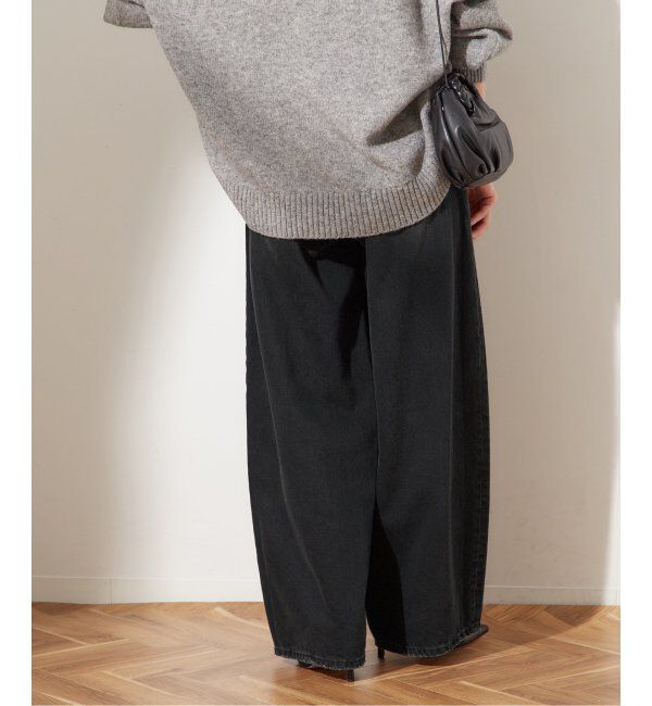 journal standard L'essage「《追加》【HAIKURE/ハイクル】BETHEANY ASIAN FIT MID BLACK：デニム」|デニム|