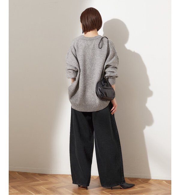 journal standard L'essage「《追加》【HAIKURE/ハイクル】BETHEANY ASIAN FIT MID BLACK：デニム」|デニム|