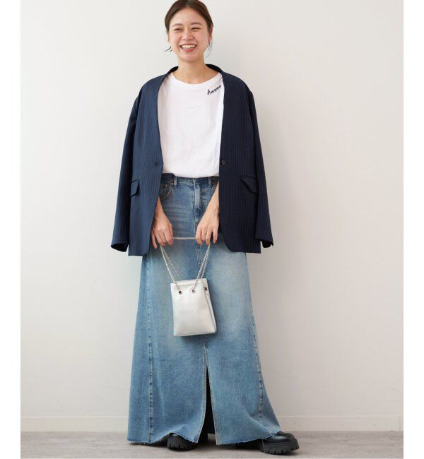 JOURNAL STANDARD relume「《追加》刺繍ロゴフレンチTEE」|Tシャツ・カットソー|