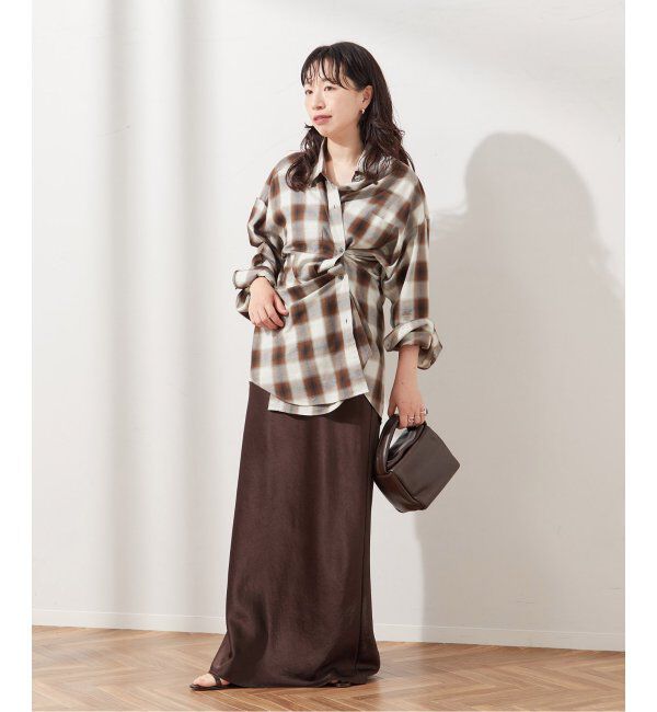 journal standard L'essage「サテンスカート」|スカート|