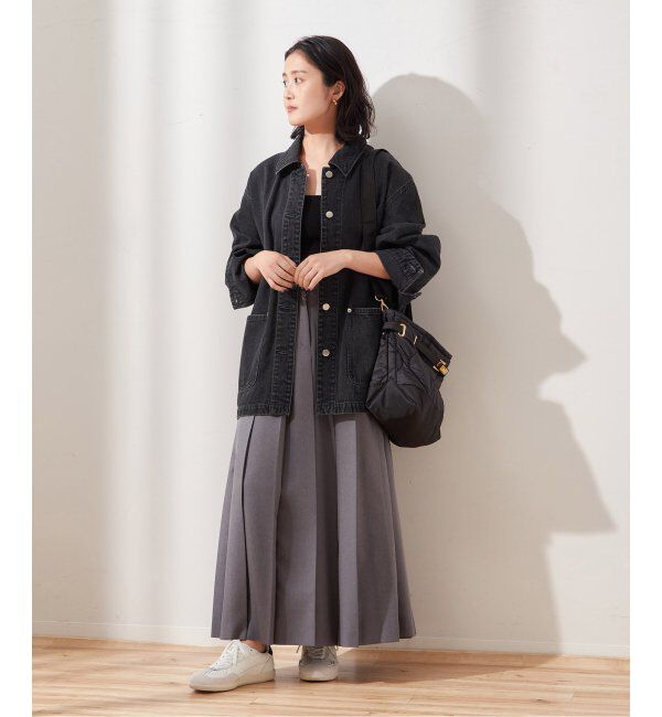 journal standard L'essage「デニムカバーオール」|デニムジャケット|