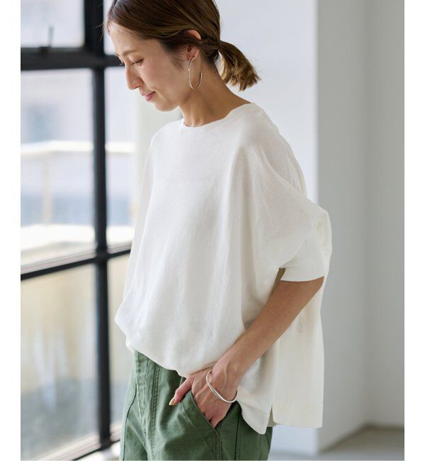 FRAMeWORK「ペーパーミックスポンチョニット」|ニット・セーター|