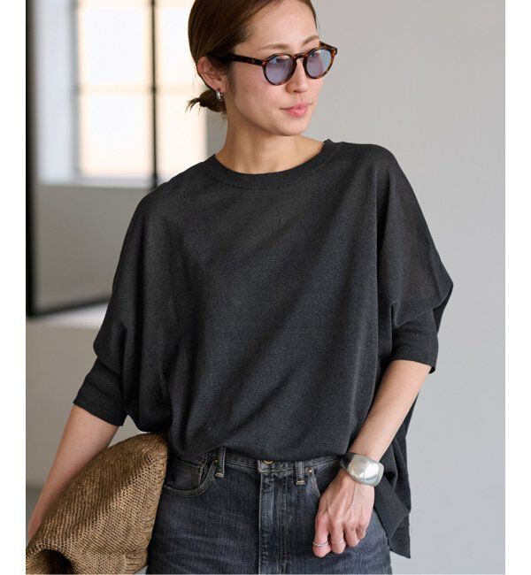 FRAMeWORK「ペーパーミックスポンチョニット」|ニット・セーター|