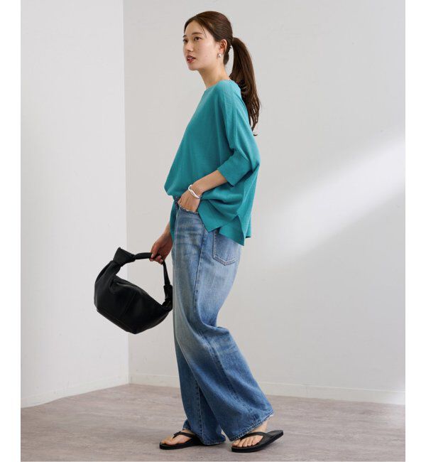 FRAMeWORK「ペーパーミックスポンチョニット」|ニット・セーター|