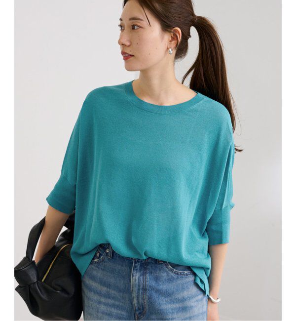 FRAMeWORK「ペーパーミックスポンチョニット」|ニット・セーター|