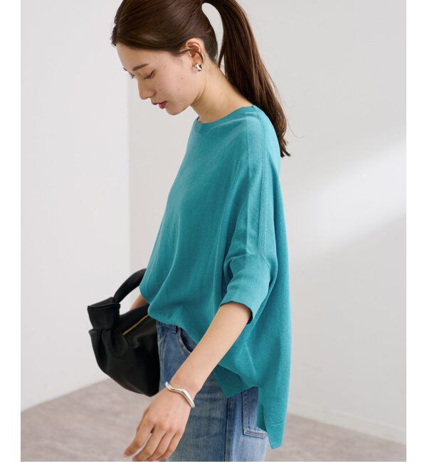 FRAMeWORK「ペーパーミックスポンチョニット」|ニット・セーター|