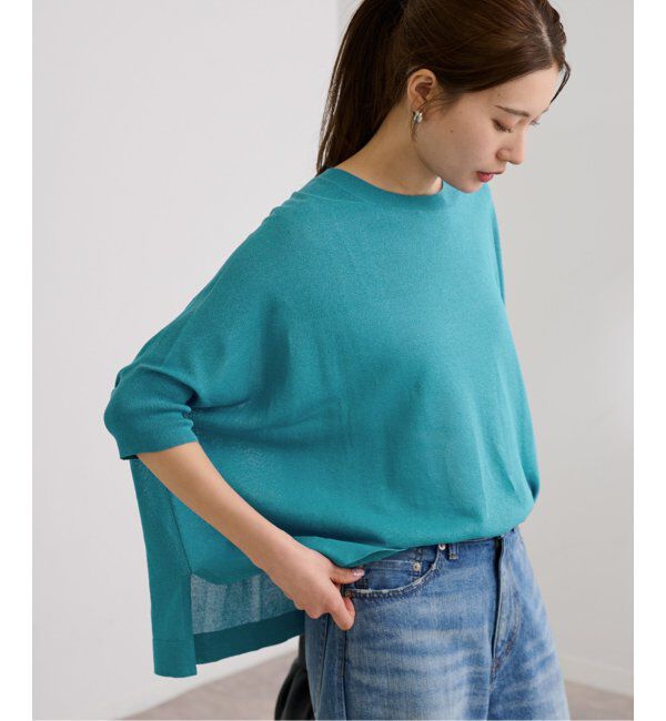 FRAMeWORK「ペーパーミックスポンチョニット」|ニット・セーター|