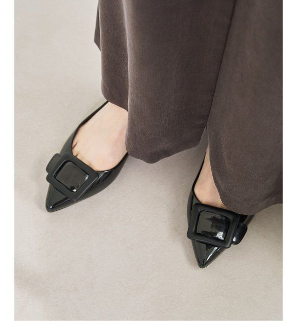  「TEMPERATE/テンパレイト BUCKLE NINA」|パンプス|ブラック