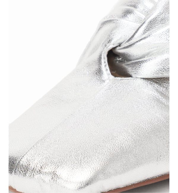 GRISE「GRISE6cmレザースクエアツイストパンプス」|パンプス|