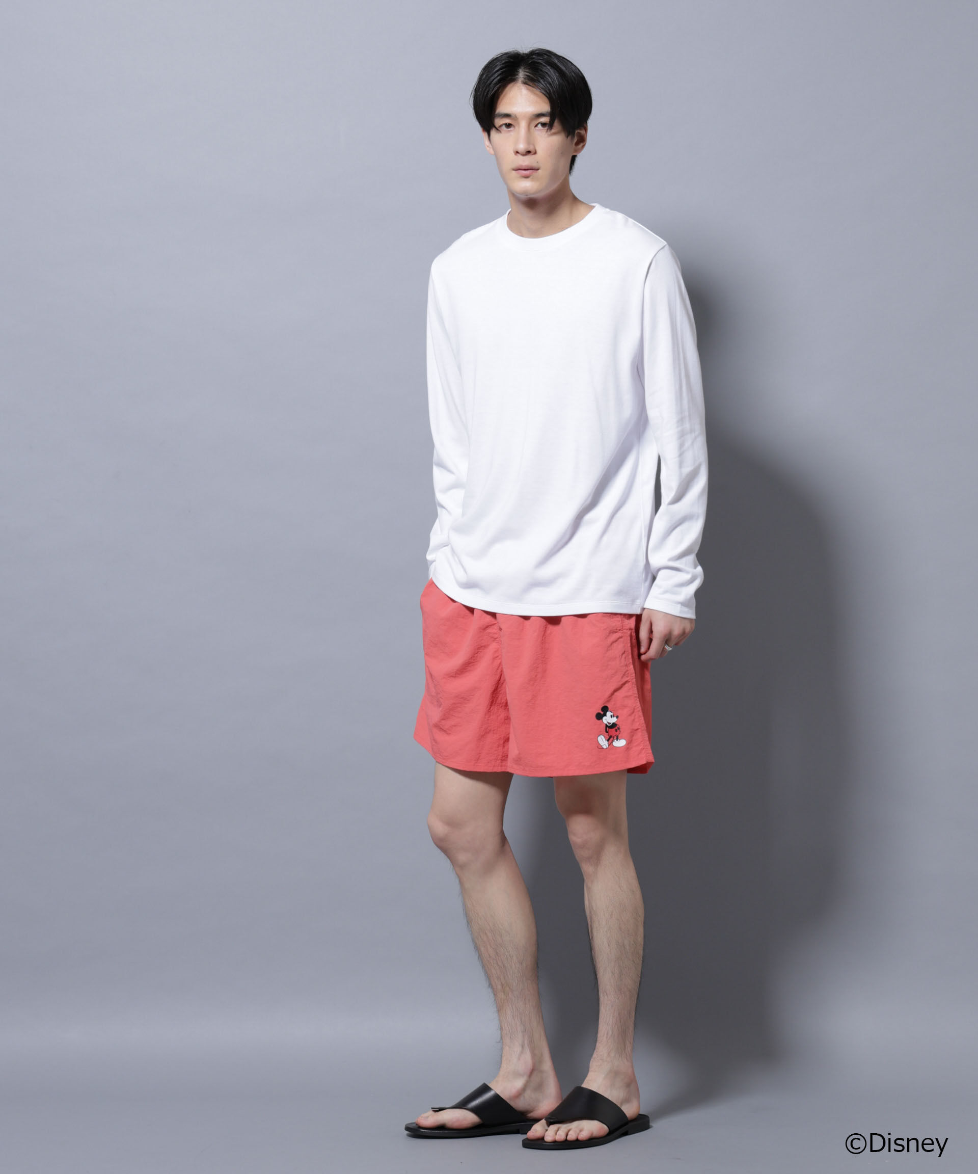 nano･universe「｢NJ/CLUB｣ ミッキーマウス/ナイロンショーツ」|チノ|