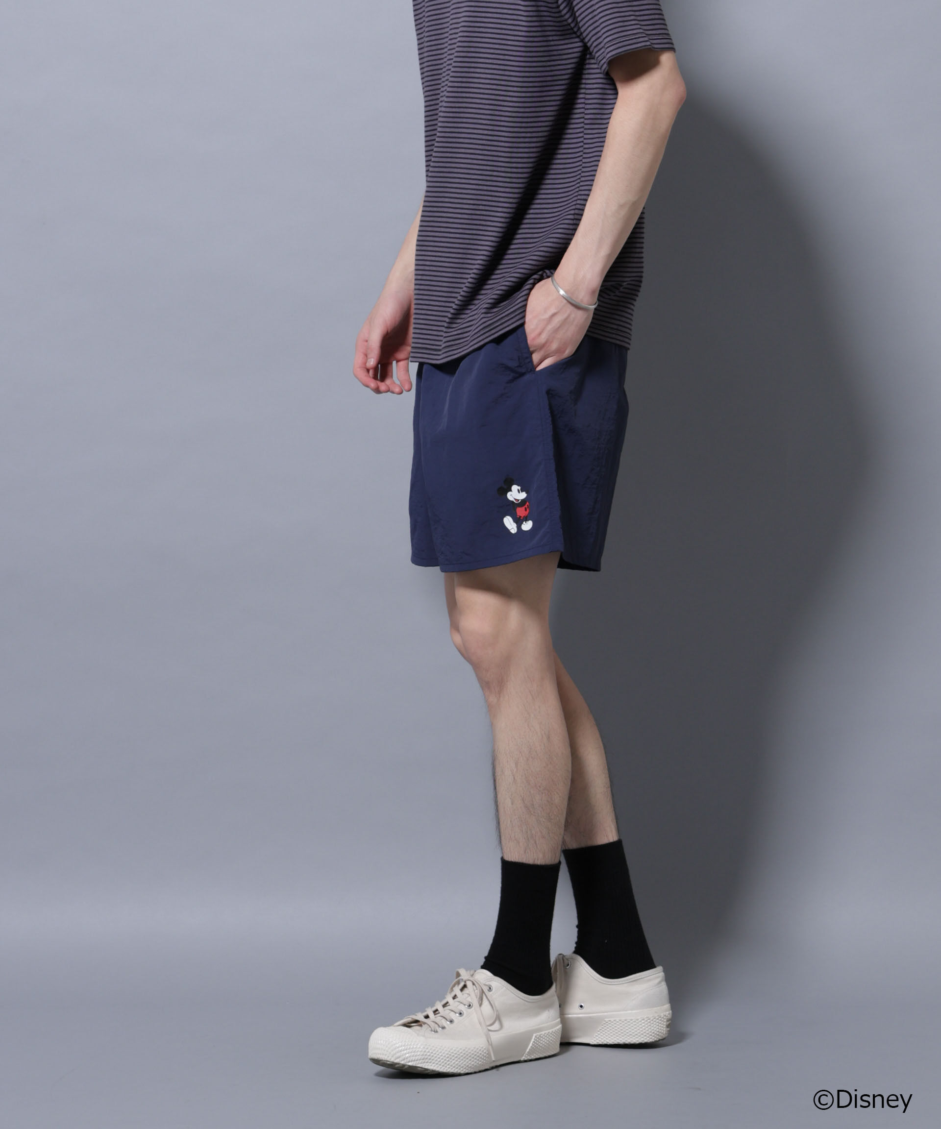 nano･universe「｢NJ/CLUB｣ ミッキーマウス/ナイロンショーツ」|チノ|