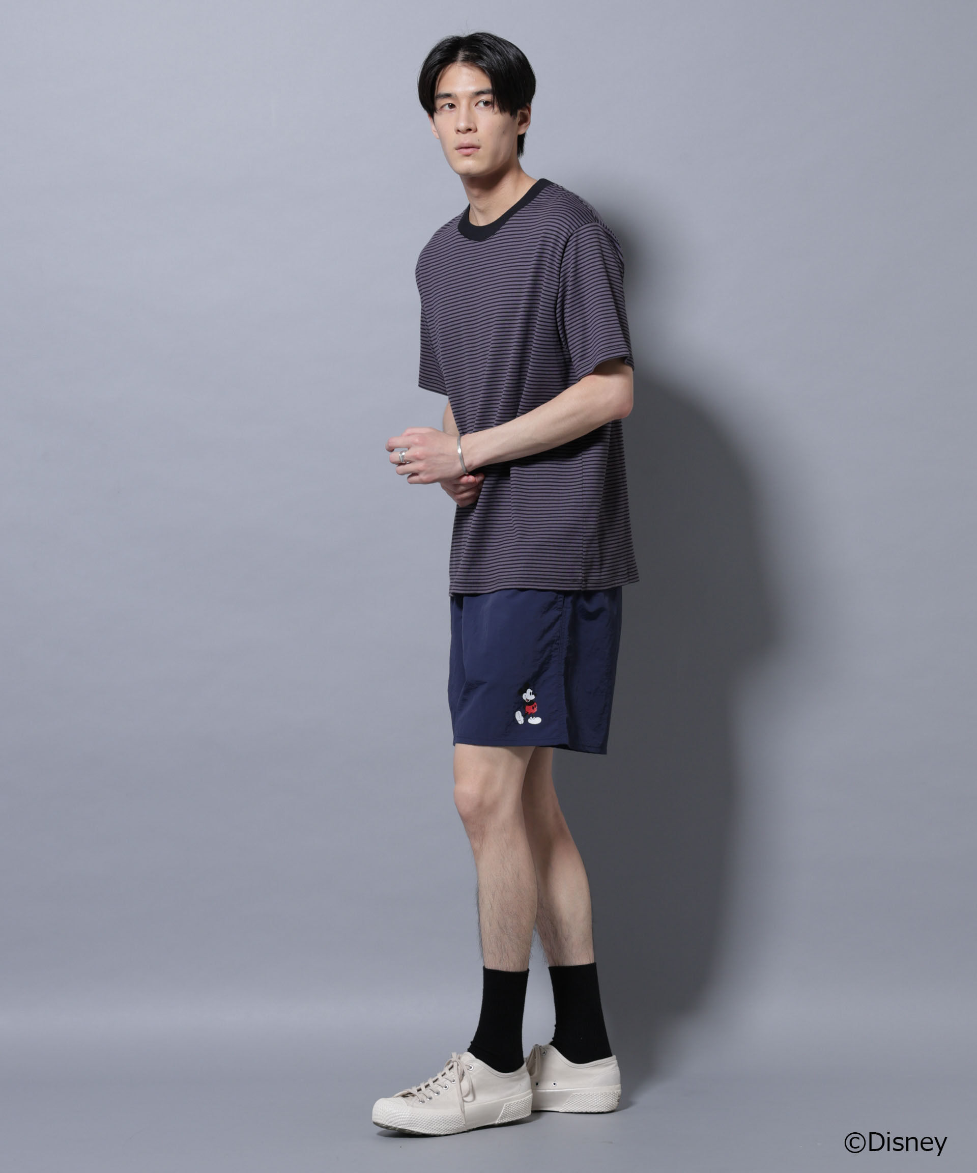 nano･universe「｢NJ/CLUB｣ ミッキーマウス/ナイロンショーツ」|チノ|