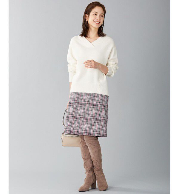 組曲「【マガジン掲載】ランダムチェック タイトスカート（KJ24）」|スカート|