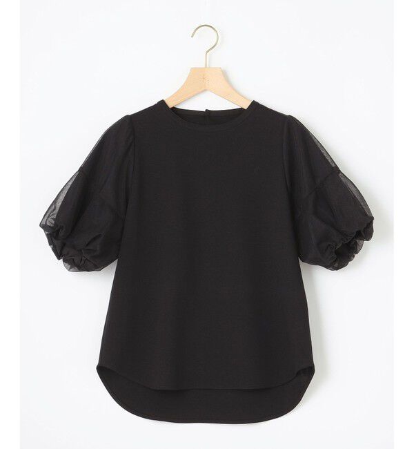 組曲「【人気につき新色追加！】チュールスリーブ カットソー」|Tシャツ・カットソー|