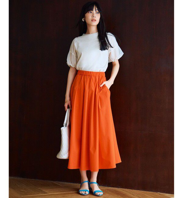 組曲「【人気につき新色追加！】チュールスリーブ カットソー」|Tシャツ・カットソー|